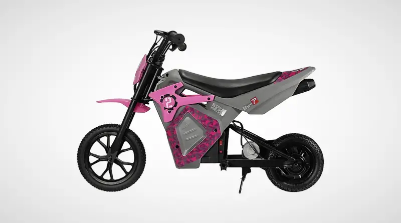 pink electric dirt bike
