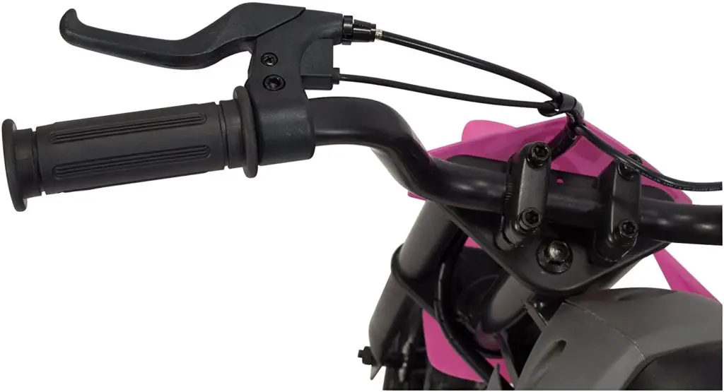Pulse-Performance-EM-1000-kids-electric-dirt-bike-handlebar-lever