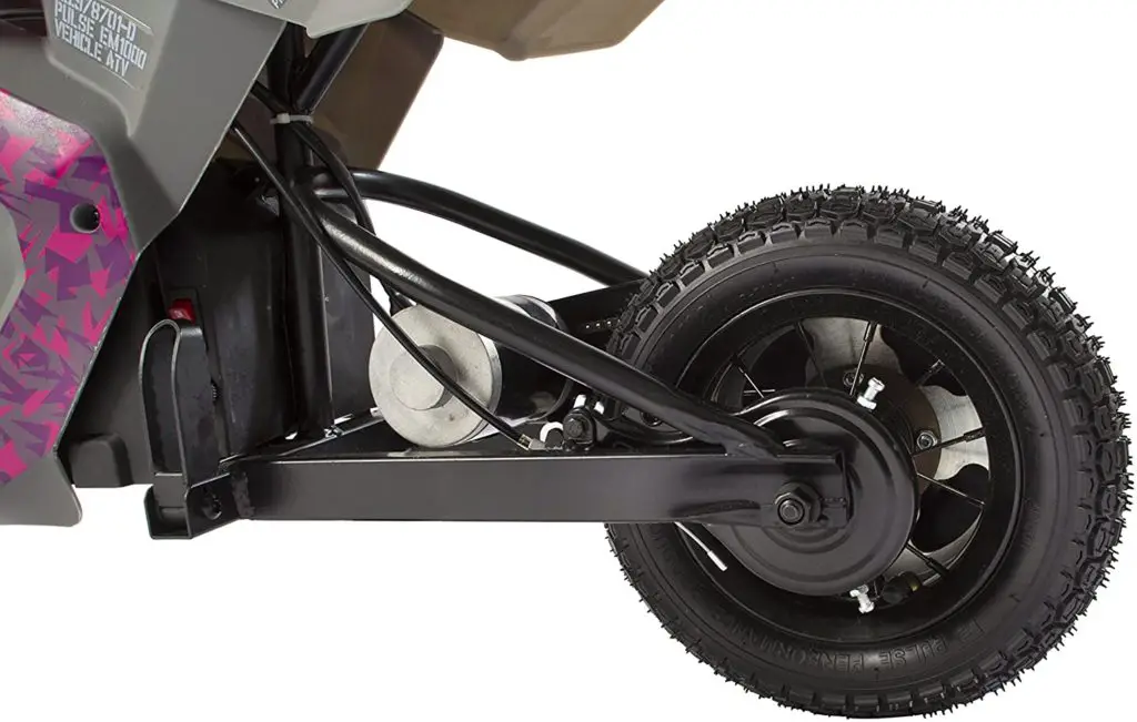 Pulse-Performance-EM-1000-kids-electric-dirt-bike-rear-wheel