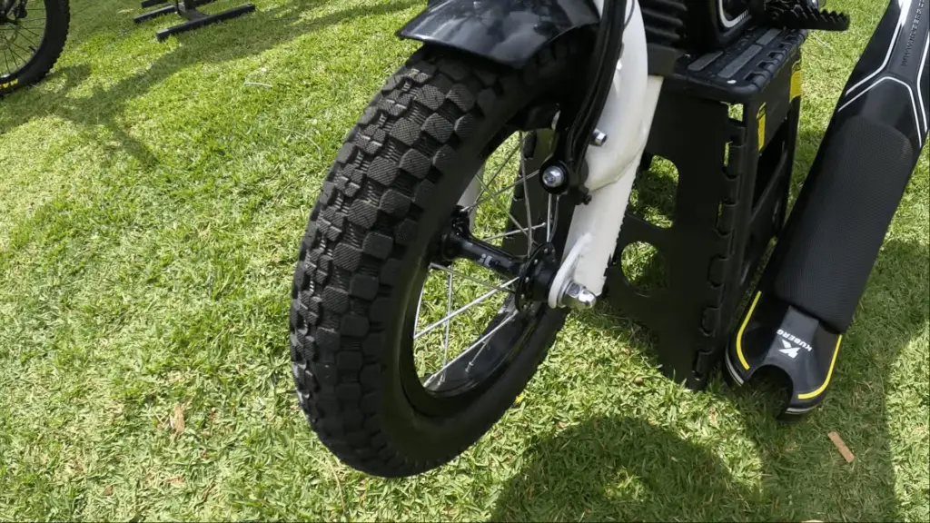 Kuberg Start kids electric trials dirt bike - front tire