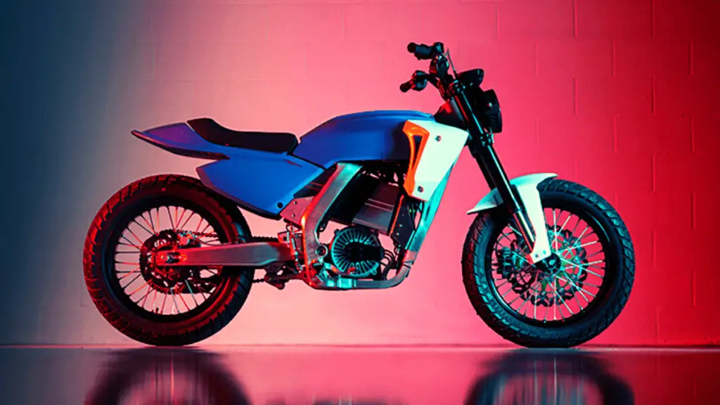 "Kudos to Pursang for this sideways full body shot of the upcoming Pursang E-Street that really brings out the Electric scrambler motorcycle’s aesthetic appeal."