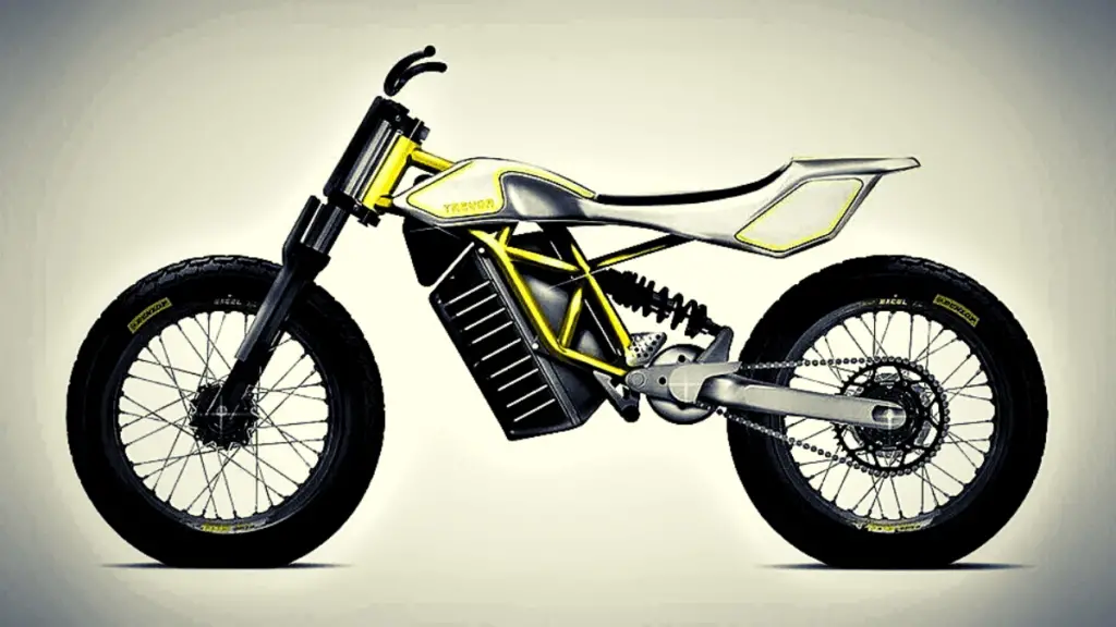 "Trevor ftr stella electric flat-tracker motorcycle"