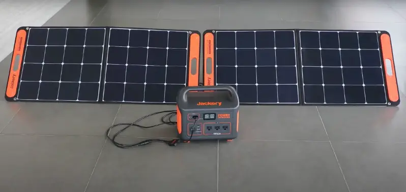 solar panels bike tour