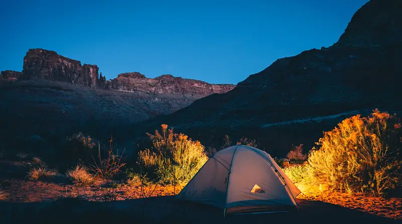 "sand flats moab camping"