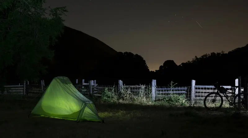 "charging ebike while camping"