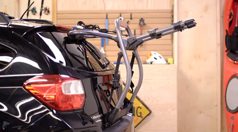 "How do you install a Yakima bike rack on a hatchback"