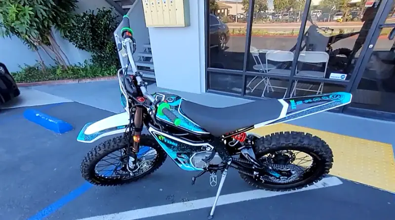 "electric dirt bike with clutch"