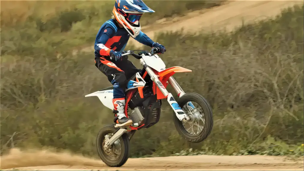 "KTM SX E5 kids electric motocross dirt bike"