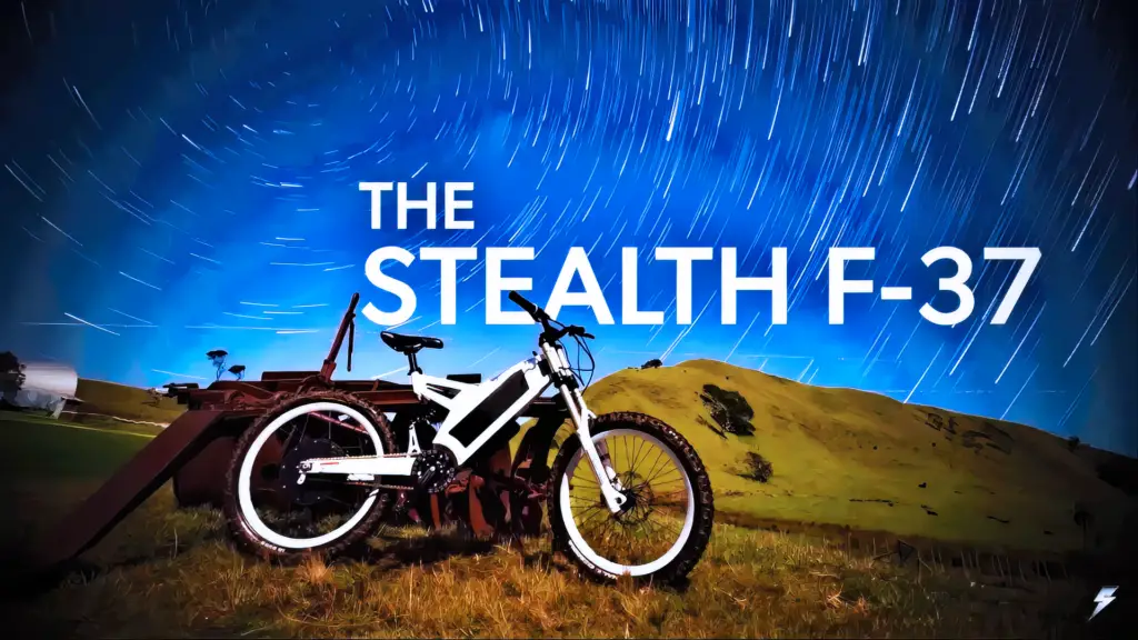 "Stealth F-37 Light Electric Dirt Bike"