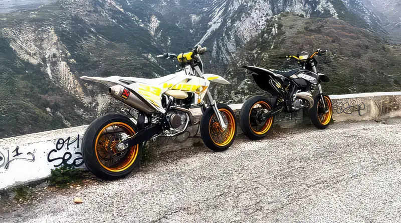 "dual sport vs supermoto"